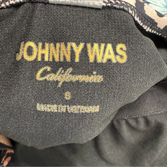 Johnny Was Multicolor Floral and Leopard Print Swimsuit - Picture 8 of 8